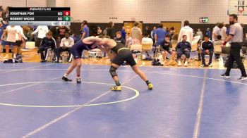 141 lbs Round 3 (8 Team) - Robert Wicks, Rochester Tech vs Jonathan Fox, Nassau CC
