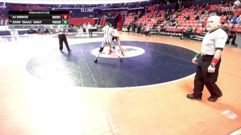 2A 165 lbs Champ. Round 1 - AJ Demos, Mahomet (M.-Seymour) vs John `isaac` Gray, Yorkville (Y. Christian)