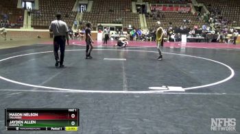 5A 106 lbs Semifinal - Mason Nelson, Tallassee vs Jayden Allen, Elberta HS