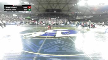 Boys 1B/2B 120 Champ. Round 2 - Miguel Tinoco, White Swan vs Michael Winn, Kettle Falls