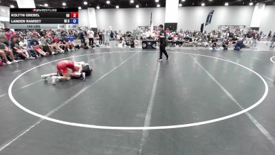 144 lbs Koltyn Grebel, North Dakota vs Landen Ramsey, Wisconsin Blue