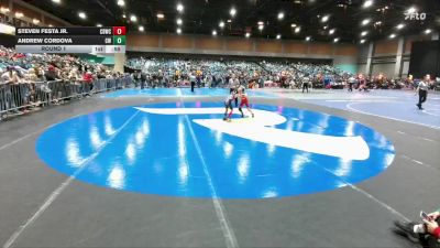 57-58 lbs Round 1 - Andrew Cordova, Crusader Wrestling vs Steven Festa Jr., Carson Bulldog Wrestling Club