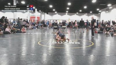 115 lbs 3rd Place - Fallon Dames, Mat Demon Girls Blue - GK12E vs Peggy Susan Dean, Black Mambas - GK12E
