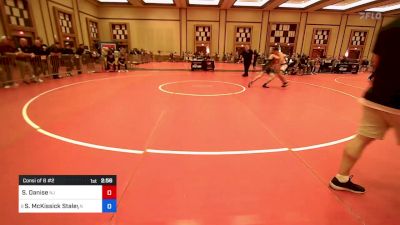 138 lbs Consi Of 8 #2 - Santino Danise, Nj vs Samson McKissick Staley, Ny