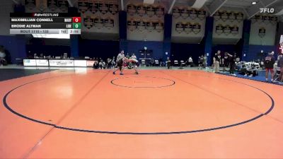 133 lbs Quarterfinal - Maximillian Connell, Marymount vs Brodie Altman, Liberty
