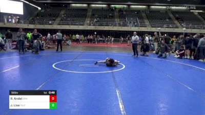 56 lbs Consi Of 8 #2 - Rhett Andel, Spring Grove vs Justus Lisa, Telford