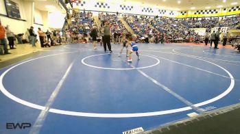 43 lbs Quarterfinal - Logan Matthews, Tiger Trained Wrestling vs Mereck Malone, Bartlesville Wrestling Club
