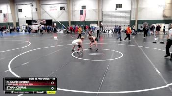 144 lbs Cons. Round 5 - Ethan Coufal, Howells-Dodge vs Gunner Nichols, Phillipsburg Wrestling Club