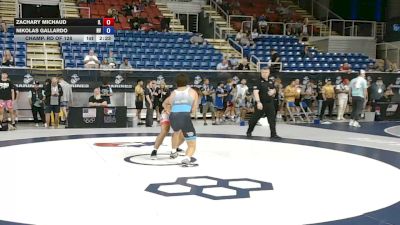 190 lbs Champ. Rd Of 128 - Zachary Michaud, Illinois vs Nikolas Gallardo, Nevada