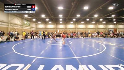 57 kg Rr Rnd 1 - Claire Lancaster, Oklahoma LTD - GHSE vs Savannah Witt, Misfits Kisses - GHSE