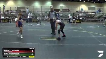 75 lbs Cons. Round 3 - Gage Richardson, The Storm Wrestling Center vs Barrett Sterner, Untouchables