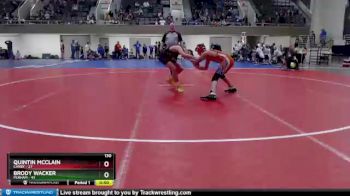 130 lbs Placement (4 Team) - Brody Wacker, Perham vs Quintin McClain, Canby