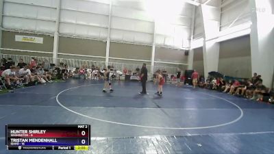 88 lbs Placement Matches (8 Team) - Hunter Shirley, Washington vs Tristan Mendenhall, Idaho