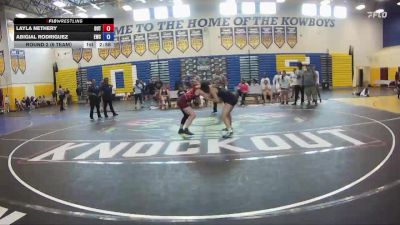 120 lbs Round 2 (6 Team) - Abigial Rodriguez, Eagles WC vs Layla Nethery, The Outsiders