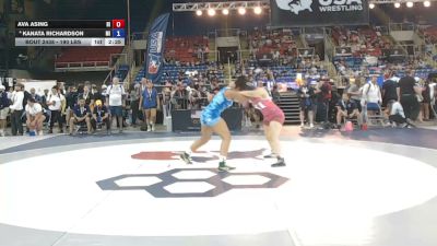 190 lbs Cons. Semis - Ava Asing, Hawaii vs Kanata Richardson, Michigan