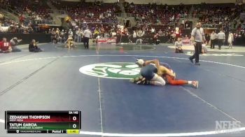 5A 145 lbs Quarterfinal - Tatum Garcia, Atrisco Heritage Academy vs Zedakiah Thompson, West Mesa