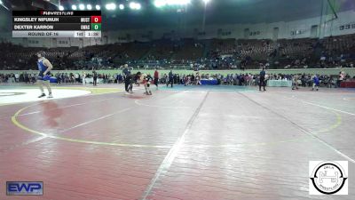 143 lbs Round Of 16 - Kingsley Nifunuh, Mustang Middle School vs Dexter Karron, Owasso