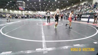 85 lbs Consi Of 8 #2 - Brekyn Boyle, Honey Badgers Wrestling Club vs Magdalena Burlingham, Predator Wrestling