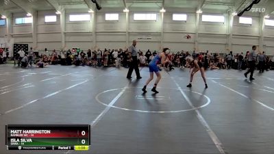 96 lbs Round 2 (10 Team) - Matt Harrington, Rambler WC vs Isla Silva, SHWA