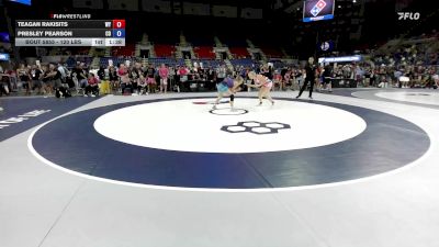 120 lbs Champ. Rd Of 32 - Teagan Rakisits, WY vs Presley Pearson, CO