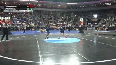 174 lbs Quarterfinal - Maxwell Kiel, Lander vs Joshua Kenny, Grand Valley St.