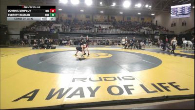 106 lbs Consi Of 32 #2 - Dominic Simpson, Montgomery Bell Academy vs Everett Bluman, The Roxbury Latin School