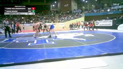 157 lbs Champ. Round 1 - Chris Hollingsworth, Madison Central vs Aidan Maher, Covington Catholic