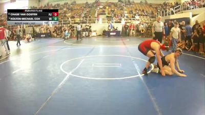 167 lbs Cons. Semi - Kolton-Michael Cox, LHS vs Chase Van Oosten, Pleasant