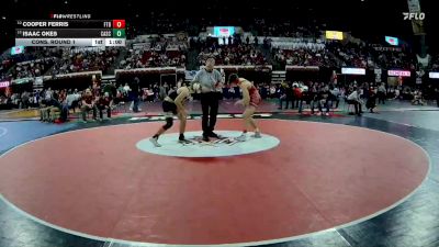 Cons. Round 1 - Cooper Ferris, Fort Benton vs Isaac Okes, Cascade