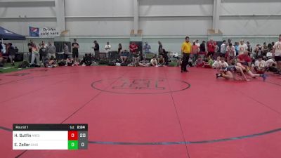 96 lbs Round 1 - Hunter Sutfin, Ares W.C. (MI) vs Eddie Zeller, Ohio Gold 24K