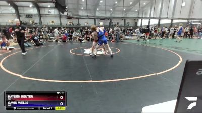 150 lbs Semifinal - Hayden Reuter, AK vs Gavin Wells, WA