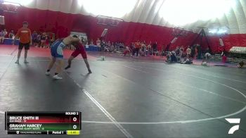 175 lbs Round 2 (4 Team) - Graham Harcey, Cambridge-Isanti White vs Bruce Smith III, Elk River
