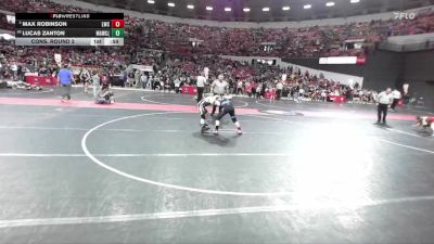 115 lbs Cons. Round 2 - Max Robinson, Lodi Wrestling Club vs Lucas Zanton, Middleton Area Wrestling Club (MAWC)