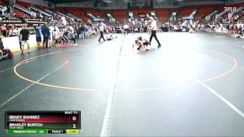 85 lbs Quarterfinal - Brady Ramirez, Contenders vs Bradley Burtch, Team NBWC