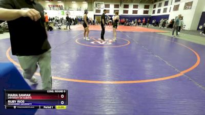 160 lbs Cons. Round 5 - Maria Sawiak, University Of Alberta vs Ruby Rios, McKendree University