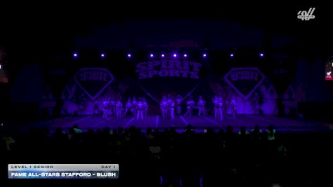 FAME All-Stars Stafford - Blush [2026 L1 Senior Day 1] 2026 Spirit Sports Myrtle Beach Nationals