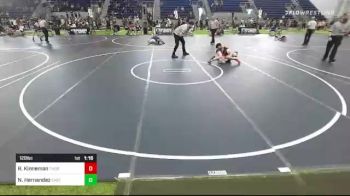 120 lbs Round Of 16 - Ryder Kinneman, Thorobred WC vs Nico Hernandez, East Valley WC