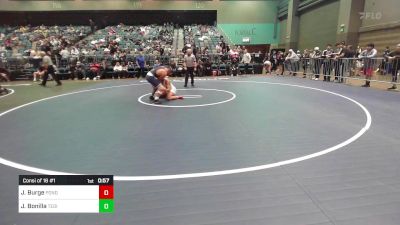 132 lbs Consi Of 16 #1 - Jaylen Burge, Ponderosa vs Joshua Bonilla, Thomas Edison