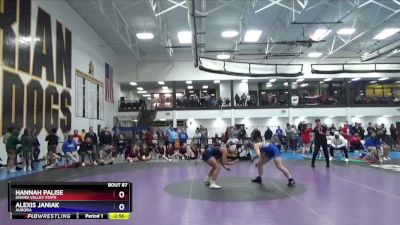 131 lbs Semifinal - Alexis Janiak, Aurora vs Hannah Palise, Grand Valley State