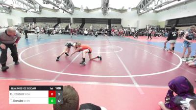 69 lbs Rr Rnd 2 - Christian Ressler, Wrecking Crew Wrestling Academy vs Talan Berube, Smittys Barn