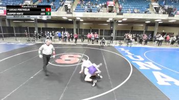 165 lbs Cons. Round 3 - Lucas Pretkelis, Unattached vs Jasper Hintz, Unattached