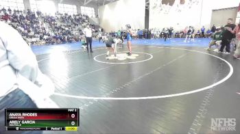 118 Girls Cons. Round 1 - Anaya Rhodes, Chula Vista vs Arely Garcia, Holtville