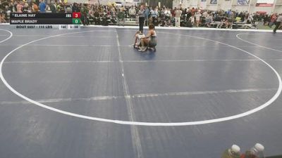 115 lbs Champ. Rd Of 64 - Elaine Hay, Askren Wrestling Academy vs Maple Brady