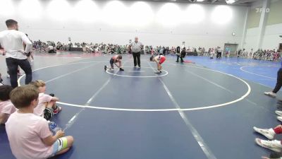 95 lbs Rr Rnd 2 - Billy Smith, All American Wrestling Club Blue - EL vs Cade Brown, Apache - EL