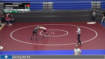 184 lbs 3rd Place Match - Harrison Hoopes, Southern Virginia University vs Omori Lee, Greensboro College