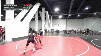 130 lbs Semifinal - Brooklyn Weimer, Elite Force WC vs Briseis Ayala, SoCal Bears WC
