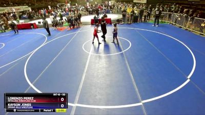 93 lbs Round 1 - Lorenzo Perez, Petaluma Wrestling Club vs Kayson Jones, Spring Hills Wrestling