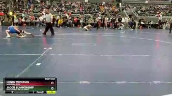 85 lbs Cons. Round 2 - Henry Wichman, Nebraska Boyz vs Jacob Blankenship, MWC Wrestling Academy