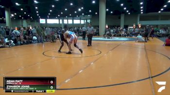 144 lbs Round 2 (6 Team) - Aidan Piatt, Guerilla WC vs Zymarion Johns, East Alabama Wrestling Team