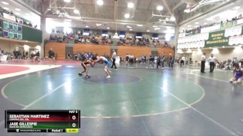 150 lbs Cons. Round 6 - Jase Gillespie, Rancho Bernardo vs Sebastian Martinez, Corona Del Sol